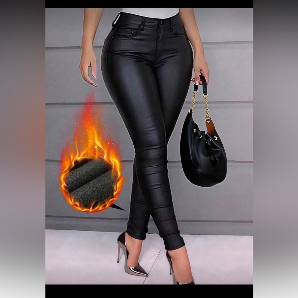 Faux Leather Pants - Picture 4 of 4